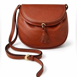 Bottega Veneta Vintage Leather Tassel Crossbody Bag
